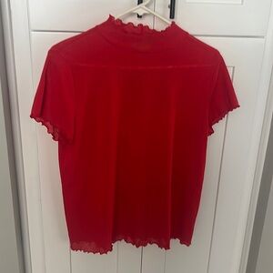 NINE WEST  Red blouse size M
